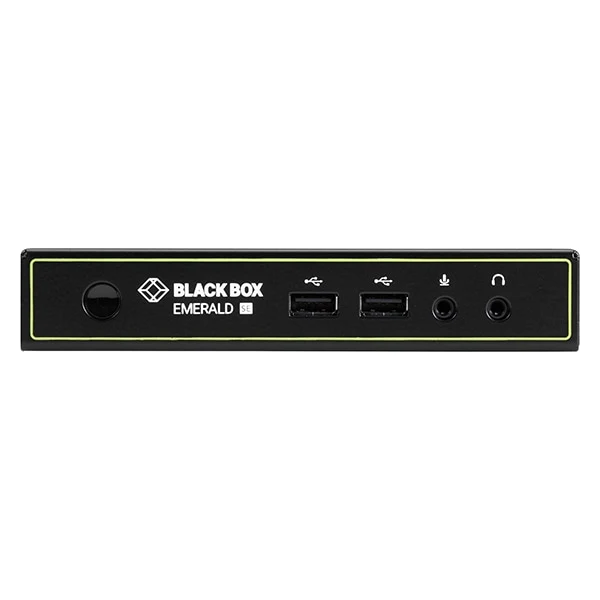 Conmutador AV Black Box Emerald Dual Head 2K DisplayPort KVM Over IP Receiver