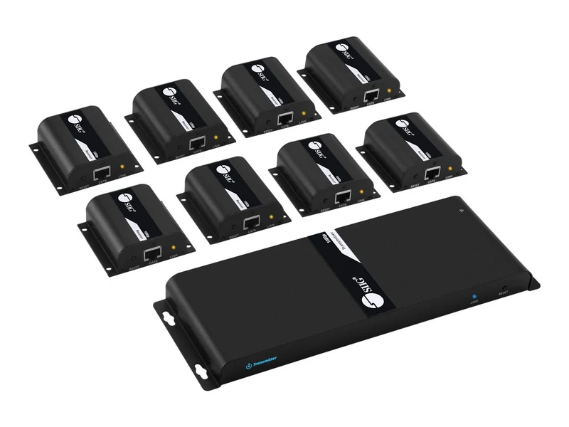 Conmutador AV SIIG 8-Port HDMI Splitter Over Cat6 Extender