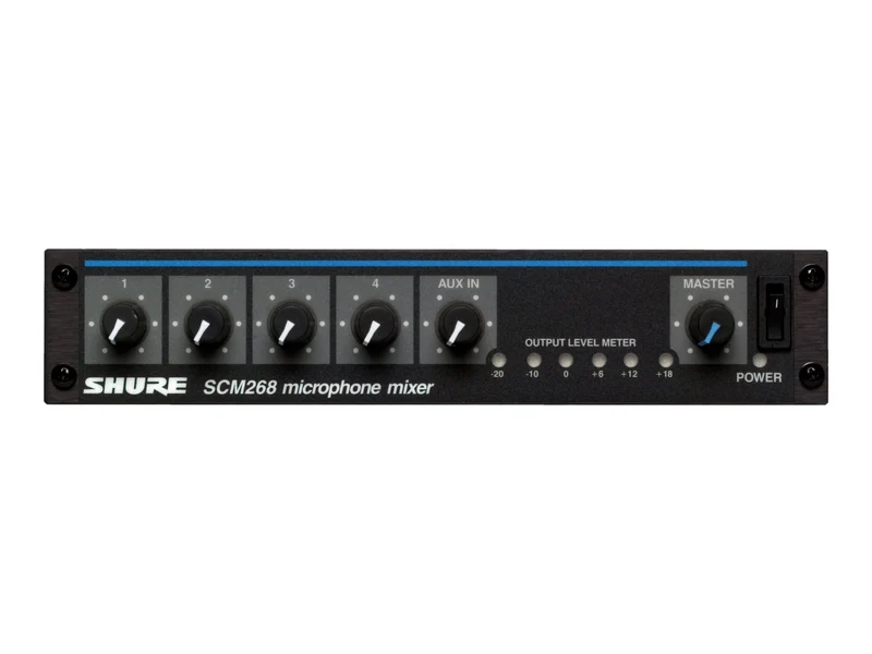 Micrófono Shure SCM268 analog mixer