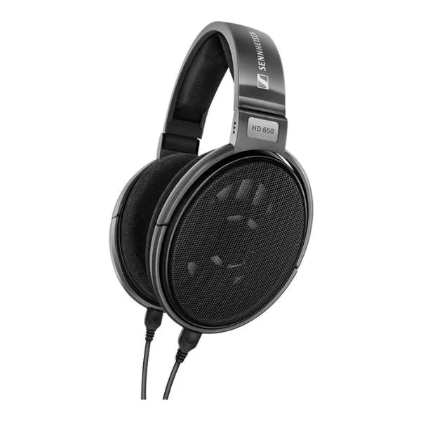 Audífono Sennheiser HD 650 Open Back Wired Stereo Reference Headphones - Negro - 508825