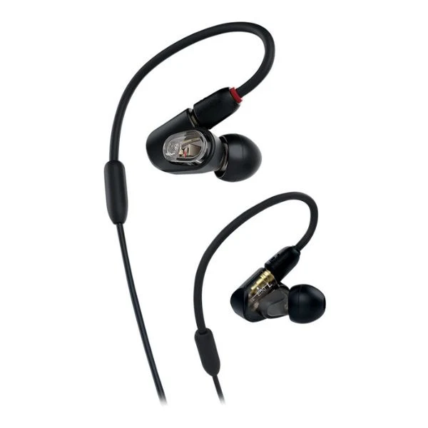 Audífonos Audio-Technica ATH-E50 In-Ear Profesional Monitor - Negro - ATH-E50