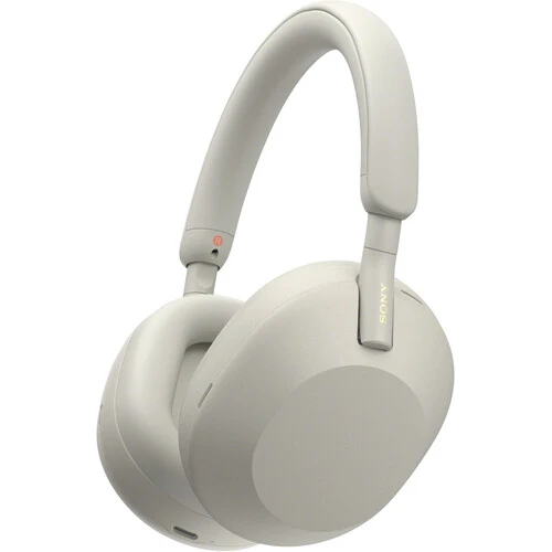 Audífono Sony WH-1000XM5 Active Noise Canceling Wireless Bluetooth Over-Ear Headphones - Plateado - WH1000XM5/S