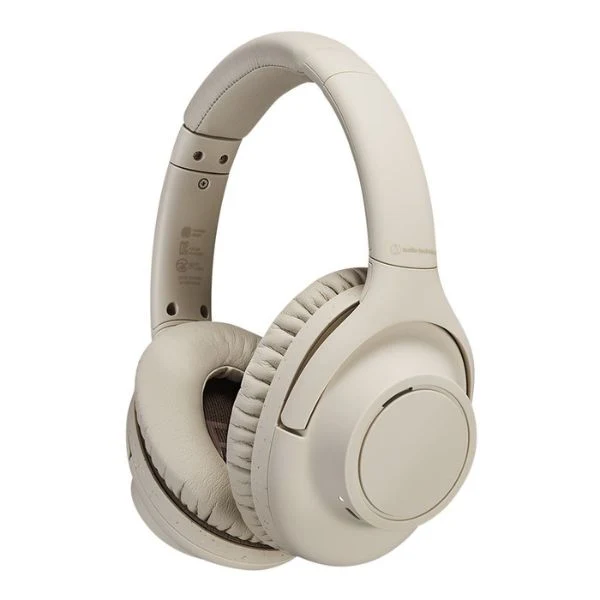 Audífono Audio-Technica ATH-S300BT Active Noise Cancelling Wireless Bluetooth Headphones - Beige - ATH-S300BTBG