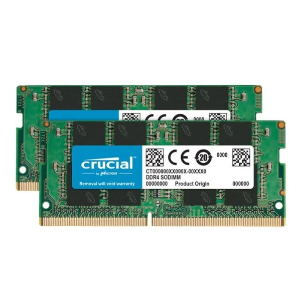 Memoria RAM Crucial 32GB (2 x 16GB) DDR4-3200 SO-DIMM - PC4-25600 CL22 Dual Channel - CT2K16G4SFRA32A