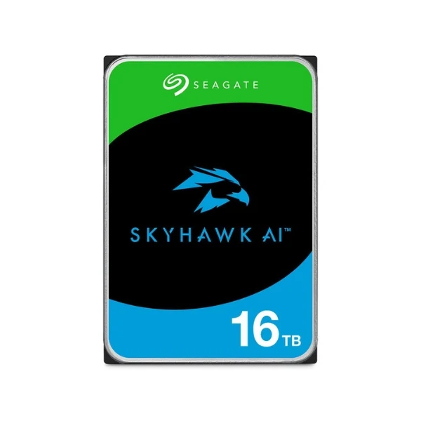 Disco Duro HDD Seagate SkyHawk AI 16TB 7200 RPM 512MB SATA III 6Gb/s