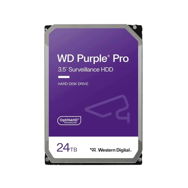Disco Duro HDD WD Purple Pro 24TB 7200 RPM Cache 512MB SATA III 6Gb/s 3.5"