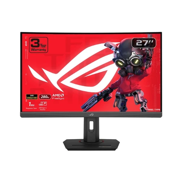 Monitor ASUS ROG Strix XG27WCMS - 27" 2K QHD - (2560 x 1440) VA - 280Hz
