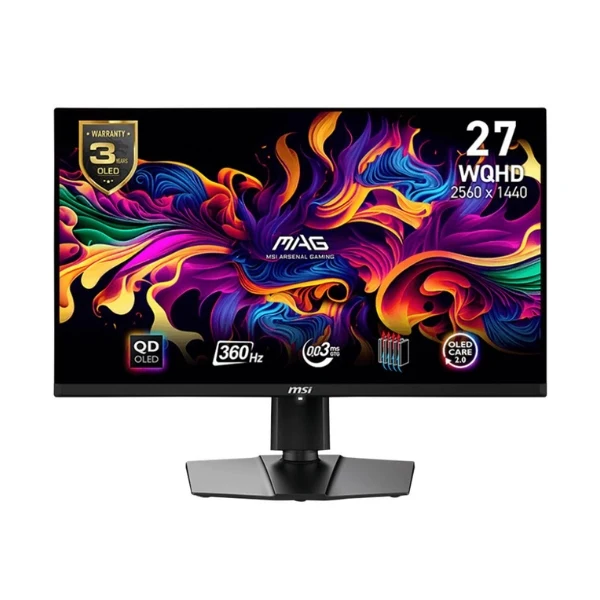 Monitor MSI MAG 271QPX - 27" 2K WQHD - (2560 x 1440) QD-OLED - 360Hz