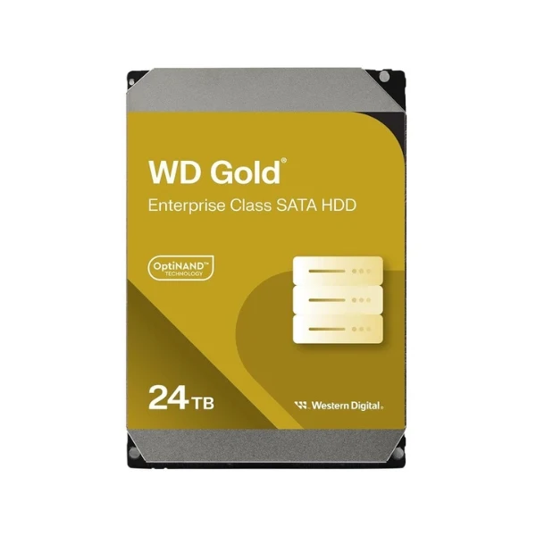 Disco Duro HDD WD Gold 24TB 7200 RPM 512MB SATA III 6Gb/s
