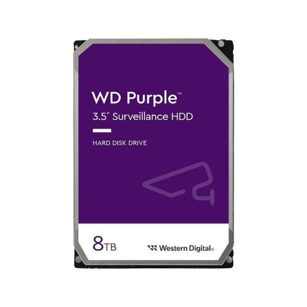 Disco Duro HDD WD Purple 8TB 5640 RPM Cache 256MB SATA III 6Gb/s 3.5"