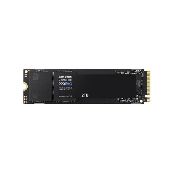 Disco Duro SSD Samsung 990 EVO 2TB V NAND TLC PCIe Gen 4 x4 y PCIe Gen 5 x2 NVMe M.2
