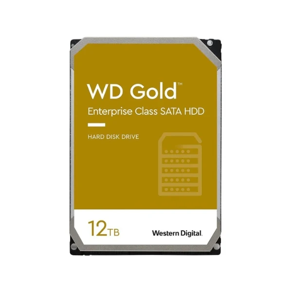 Disco Duro HDD WD Gold 12TB 7200 RPM Cache 256MB SATA III 6Gb/s 3.5"