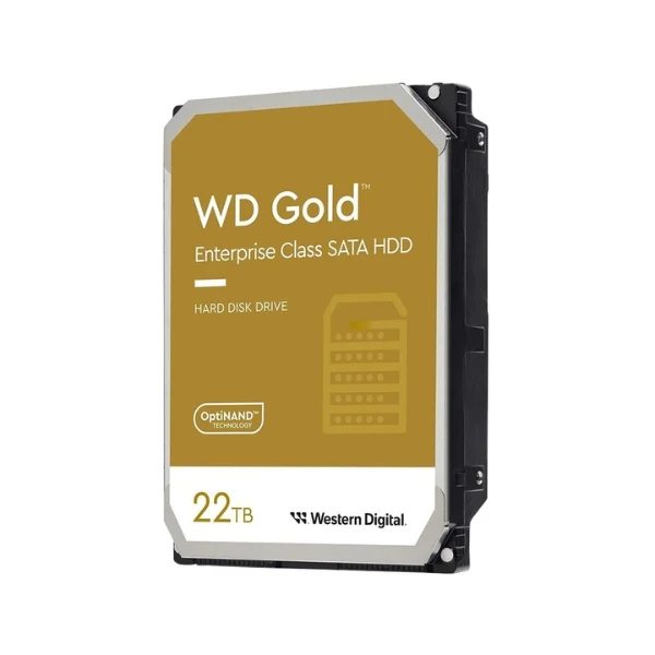 Disco Duro HDD WD Gold 22TB 7200 RPM Cache 512MB SATA III 6Gb/s 3.5"