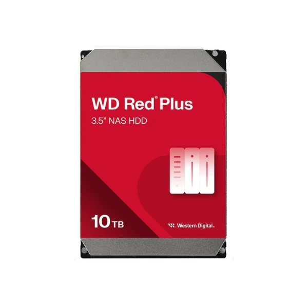 Disco Duro HDD WD Red Plus 10TB 7200 RPM SATA III 6Gb/s 3.5"