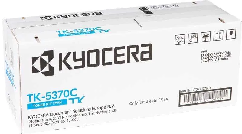 Kyocera TK5370 Cyan Tóner Original - 1T02YJCNL0/TK5370C