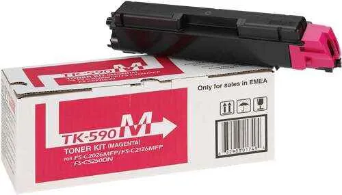 Kyocera TK590 Magenta Tóner Original - 1T02KVBNL0/TK590M