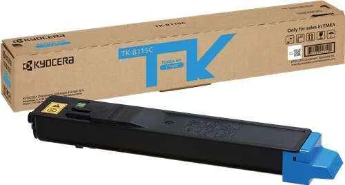 Kyocera TK8115 Cyan Tóner Original - 1T02P3CNL0/TK8115C
