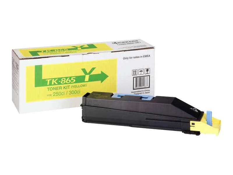 Kyocera TK865 Amarillo Tóner Original - 1T02JZAEU0/TK865Y