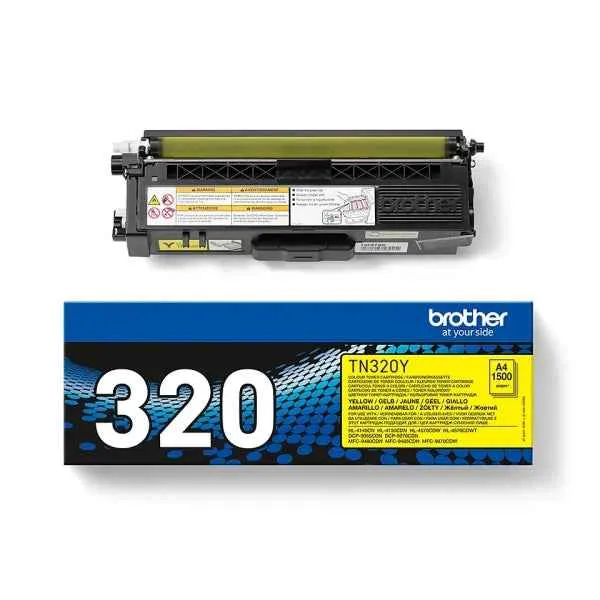 Brother TN320 Amarillo Tóner Original - TN320Y