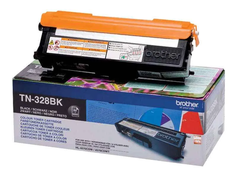Brother TN328 Negro Tóner Original - TN328BK