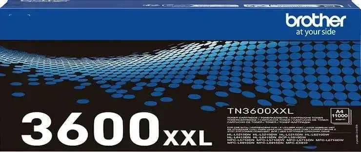 Brother TN3600XXL Negro Tóner Original - TN3600XXL