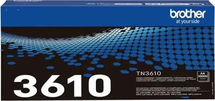 Brother TN3610 Negro Tóner Original - TN3610