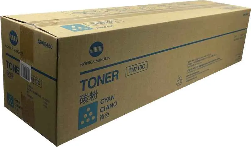 Konica Minolta TN713C Cyan Tóner Original - TN713C/A9K8450