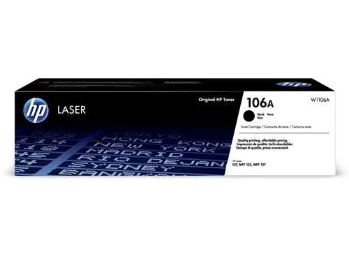 HP W1106A Negro Tóner Original - 106A