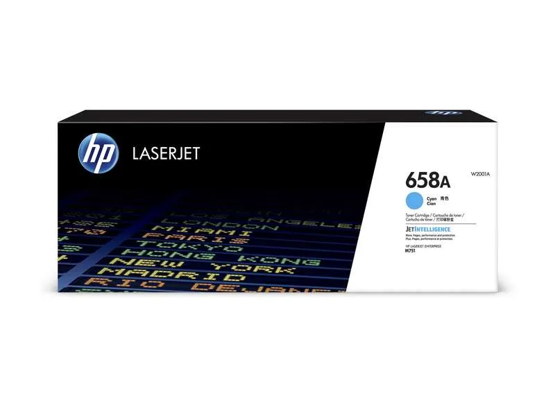 HP W2001A Cyan Tóner Original - 658A