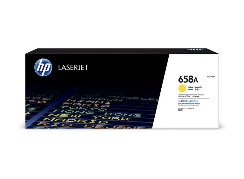 HP W2002A Amarillo Tóner Original - 658A