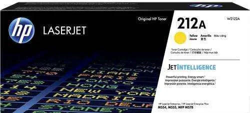 HP W2122A Amarillo Tóner Original - 212A