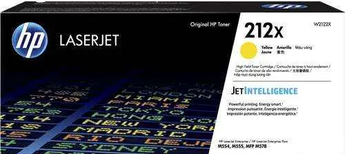 HP W2122X Amarillo Tóner Original - 212X