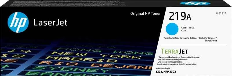 HP W2191A Cyan Tóner Original - 219A