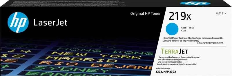 HP W2191X Cyan Tóner Original - 219X