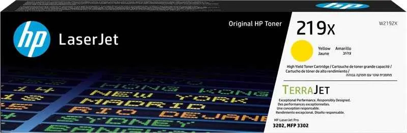 HP W2192X Amarillo Tóner Original - 219X