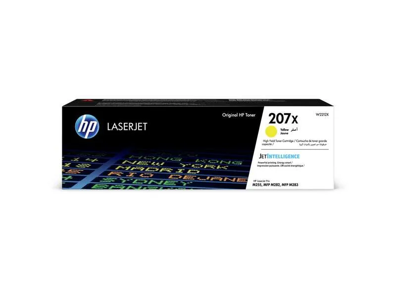 HP W2212X Amarillo Tóner Original - 207X