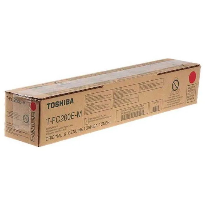 Toshiba T-FC200EM Magenta Tóner Original - 6AJ00000261/6AJ00000197/6AJ00000127