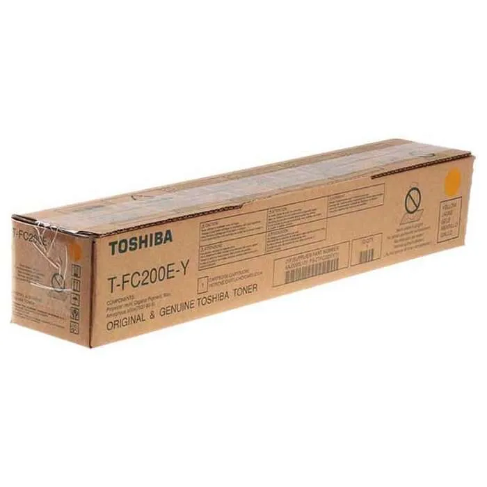 Toshiba T-FC200EY Amarillo Tóner Original - 6AJ00000262/6AJ00000198/6AJ00000131