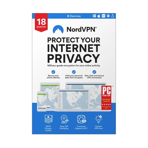 NORD Security NordVPN Internet Security and Privacy Software 18 months - VPN