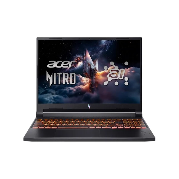 Laptop Acer Nitro V 16 AI AMD Ryzen 7 260 16 GB RAM 1 TB SSD 16" NVIDIA GeForce RTX 5070 8 GB Obsidian Black