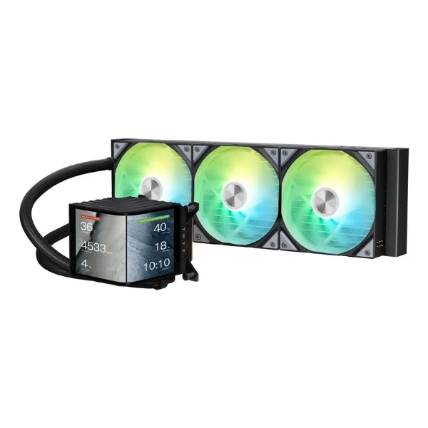 Enfriador Líquido TRYX STAGE 360 LCD ARGB 360mm All in One – Negro