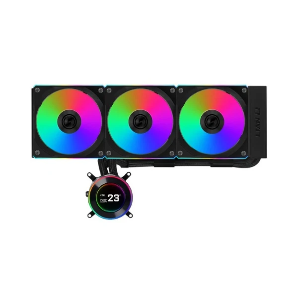 Enfriador Líquido Lian Li Hydroshift II LCD-C 360CL 360mm All in One – Negro