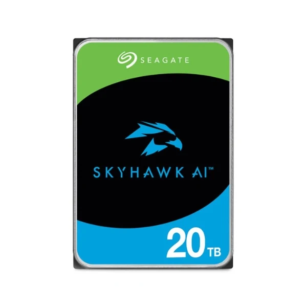 Disco Duro HDD Seagate SkyHawk AI 20TB 7200 RPM Cache 256MB SATA III 6Gb/s 3.5"