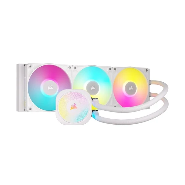 Enfriador Líquido Corsair iCUE LINK TITAN 360 RX RGB 360mm All in One – Blanco