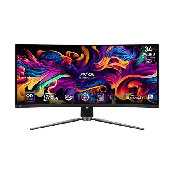 Monitor MSI MAG 341CQP - 34,18" 2K QHD - (3440 x 1440) QD-OLED - 175 Hz