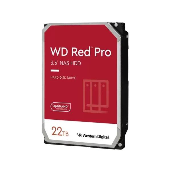 Disco Duro HDD WD Red 22TB 7200 RPM Cache 512MB SATA III 6Gb/s 3.5"