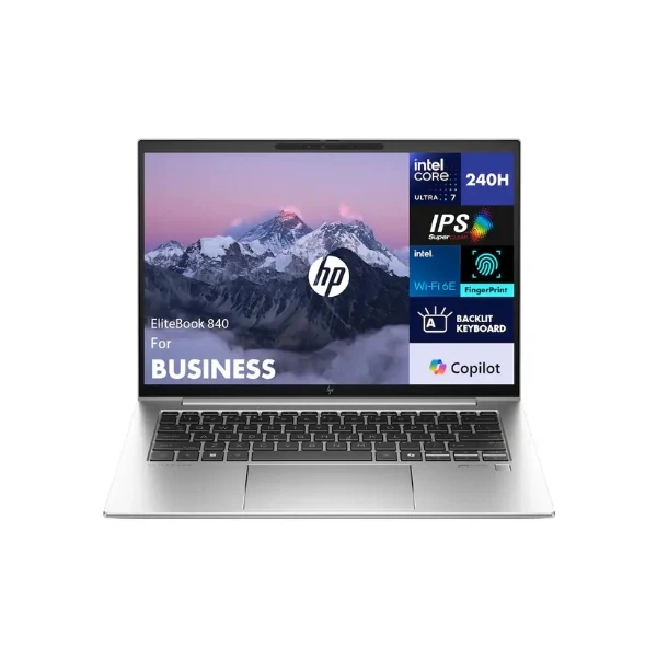 Laptop HP EliteBook 840 Intel Core Ultra 7 155U 64GB RAM 2TB SSD 14" Intel Graphics Windows 11 Pro - Pike Silver