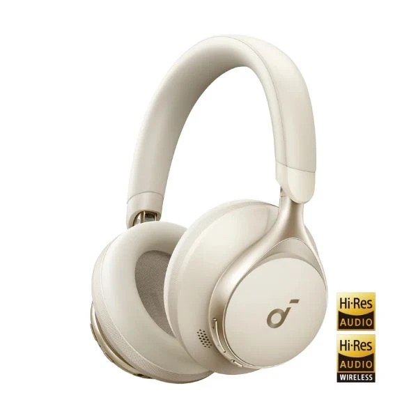 Audífonos Anker Space One Active Noise Cancelling Bluetooth White