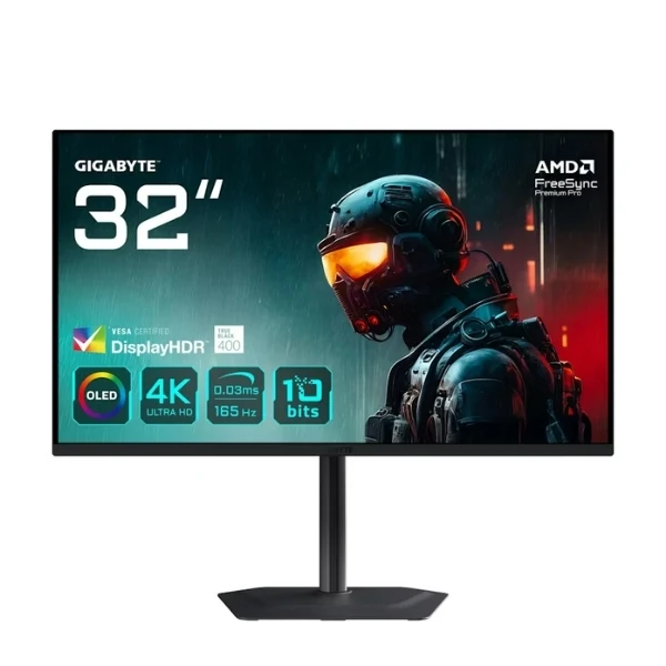 Monitor GIGABYTE MO32U - 31,5" 4K UHD - (3840 x 2160) QD-OLED - 165 Hz