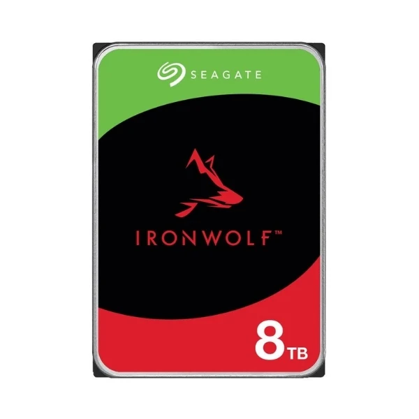 Disco Duro HDD Seagate Ironwolf 8TB 7200 RPM SATA III 6Gb/s 256MB caché Internal NAS CMR 3.5"